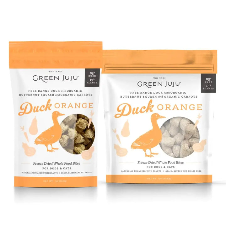 Green Juju Freeze-Dried Meal Enhancer Orange Duck 85g
