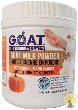 Happy Days lait de chèvre en poudre Carottes et Citrouille 250g