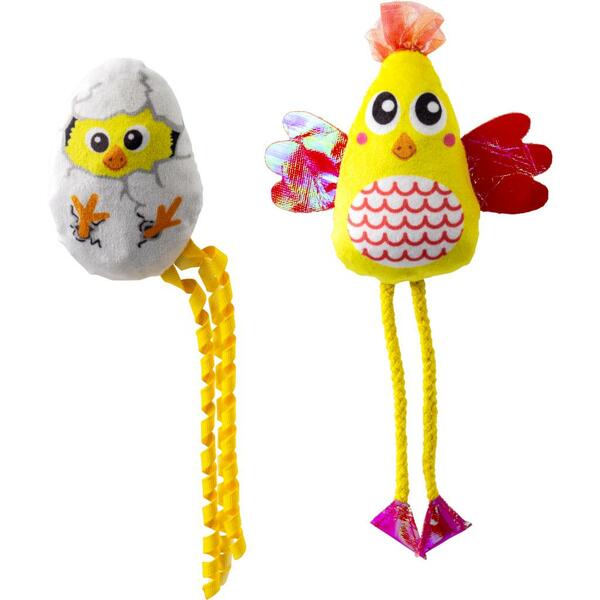 Kong Scrattles jouet pour chats Duo de Poulets