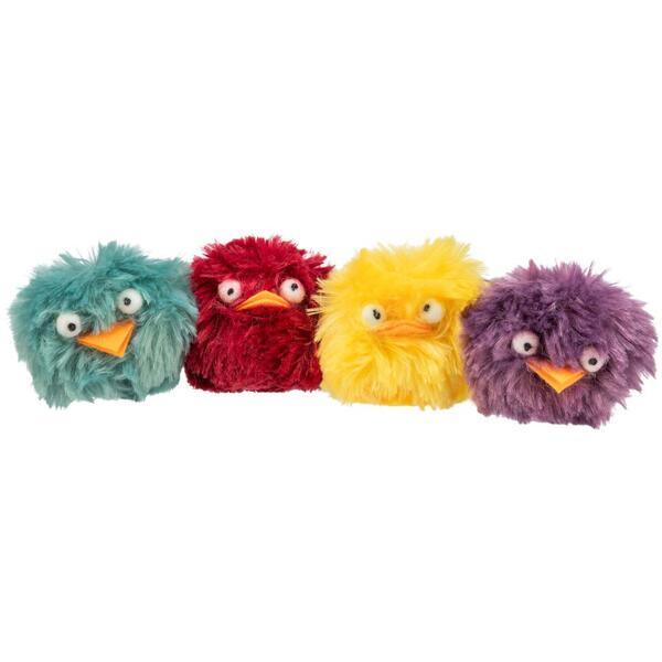 Trixie balle poilue pour chats Plush Bird Rattle Ball