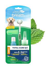 Tropiclean Fresh Breath ensemble d'entretien dentaire pour chiens 59 ml