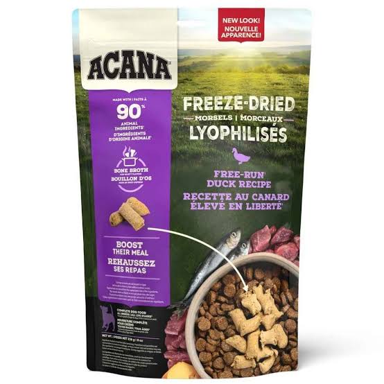 Acana recette lyophilisée Canard