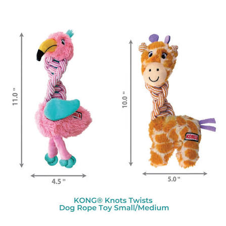 Kong Knots Twists dog plush toy