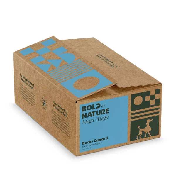 BBN Bold By Nature nourriture crue pour chiens Méga Canard