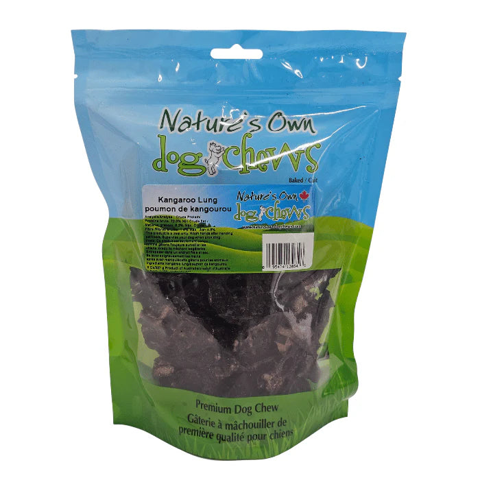 Nature's Own gâterie de poumon de kangourou 227g