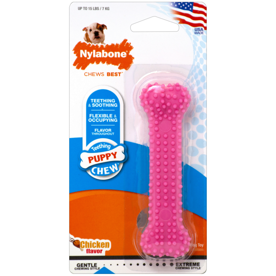 Nylabone jouet à gruger pour chiots Flexible Bone