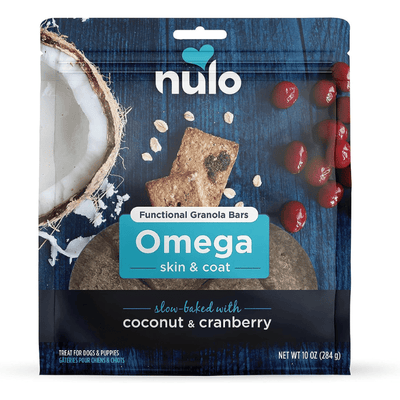 Nulo barres granola fonctionnelles Omega noix de coco et canneberges 284 g