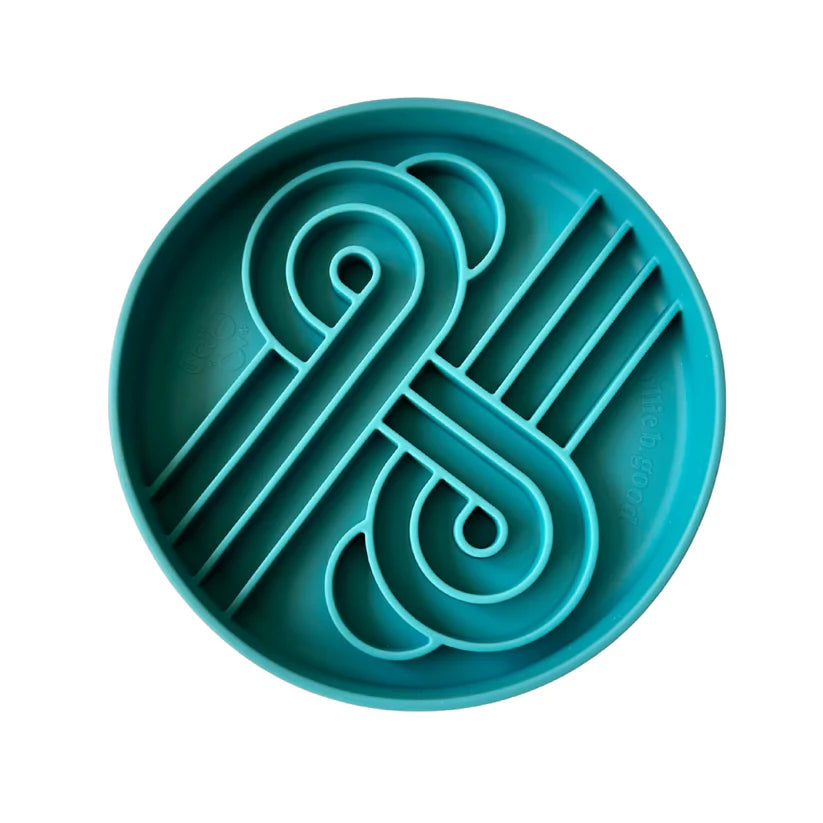 Ollie B Good bol interactif en silicone Zoomies - Kelp