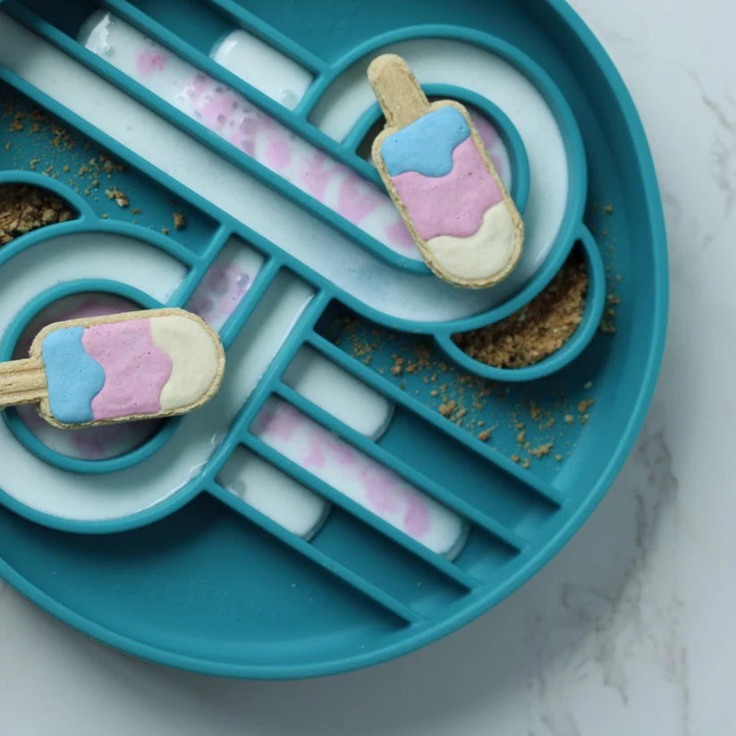 Ollie B Good bol interactif en silicone Zoomies - Kelp