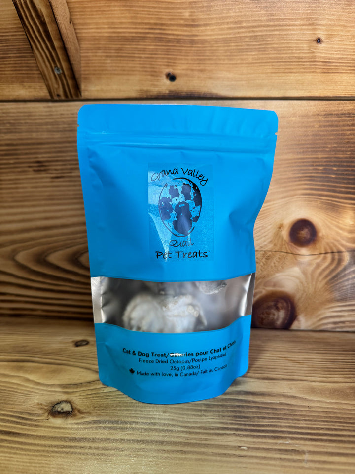 Grand Valley Quail poulpe lyophilisée 25g