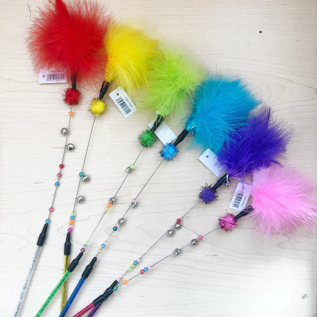 Cat Toys jouet pour chat Feather Teaser