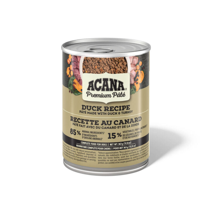 Acana Premium nourriture humide pour chiens Pâté de canard 363 g