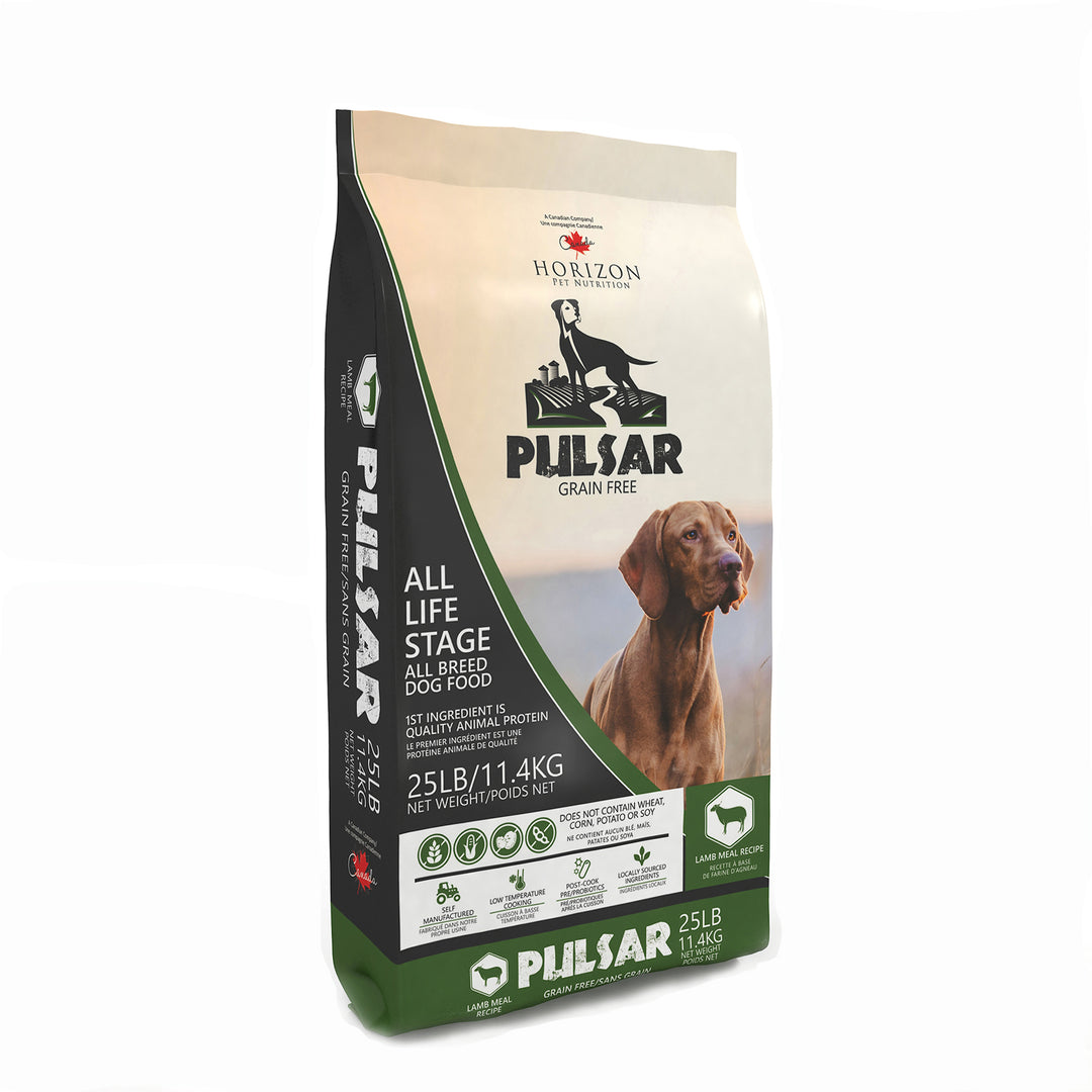 Horizon Pulsar nourriture sèche pour chiens Agneau sans grains       ** Nourriture sèche disponible seulement en boutique physique**