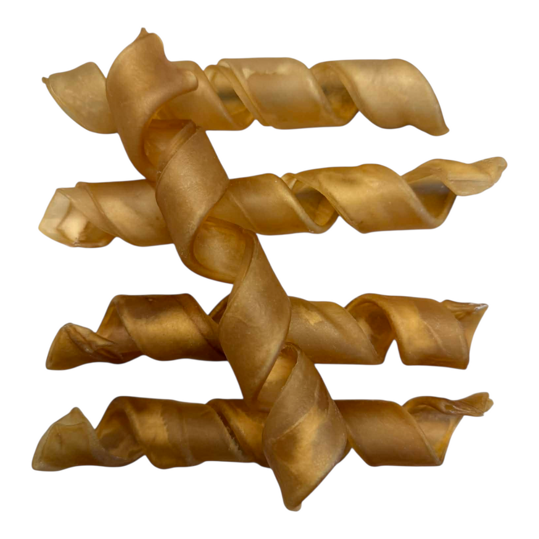 Redbarn torsade (twist) de collagène soufflé - Paquet économique 5 pour 4
