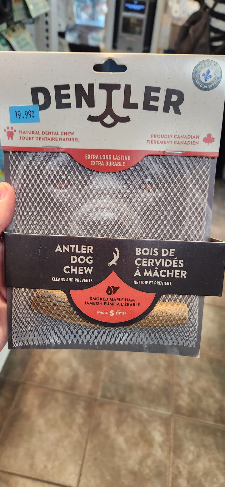 Jawgler bois de cervidé entier à saveur de jambon fumé à l'érable