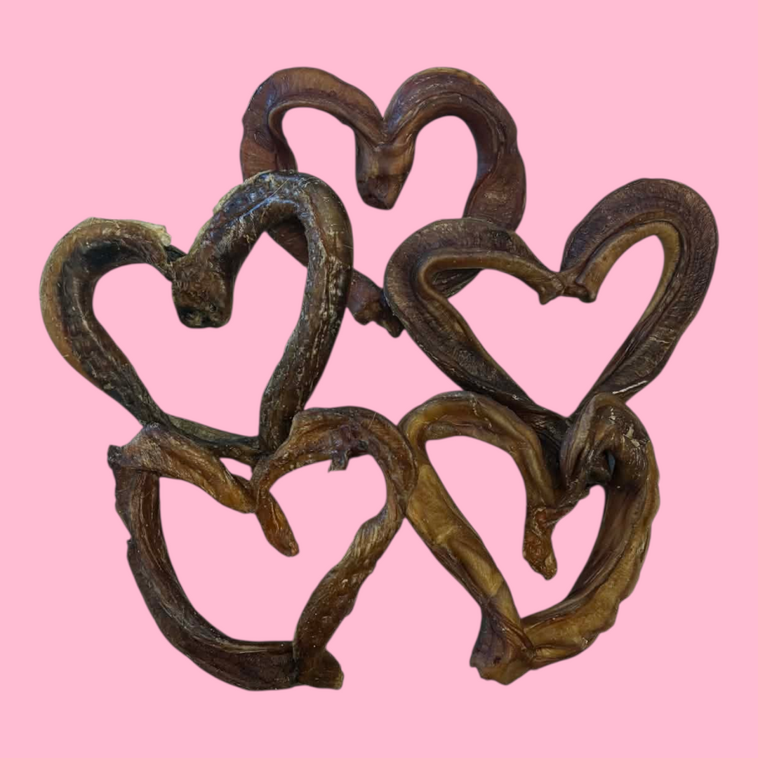 Bâton de boeuf en forme de coeur (Bully) - Paquet économique 5 pour 4