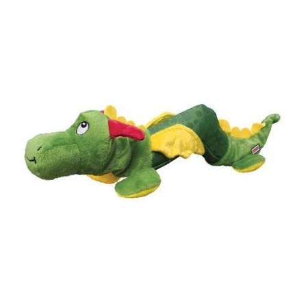 Kong peluche pour chiens Shakers dragon vert