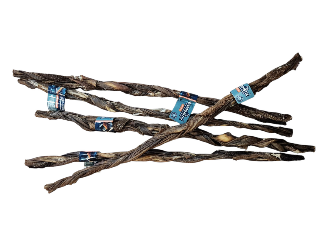 Dogginstix tripe de boeuf tressée 24'' - Paquet économique 5 pour 4