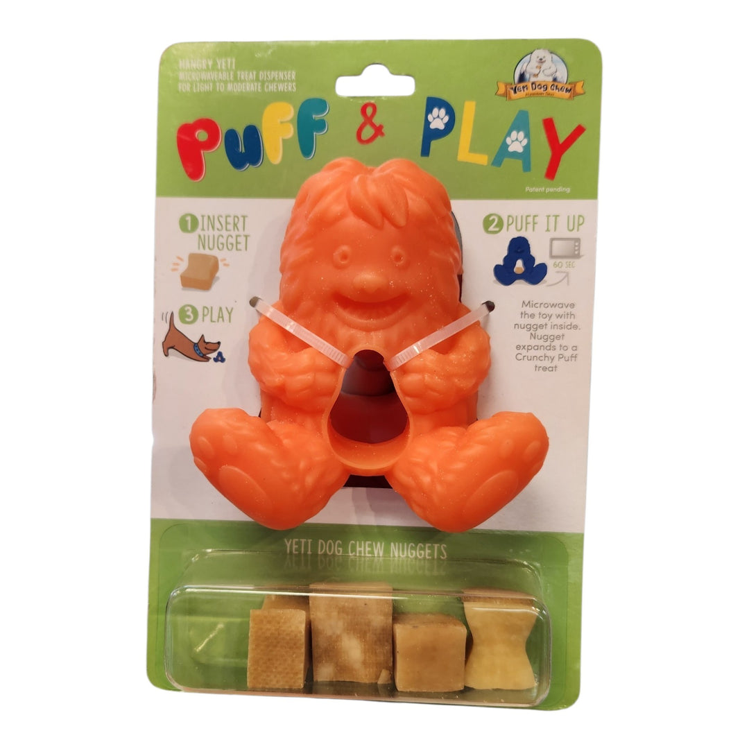Yeti Dog Puff N Play Interactive Dog Toy