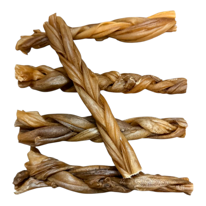 Dogginstix bâtons de collagène d'agneau tressé - Paquet économique 5 pour 4