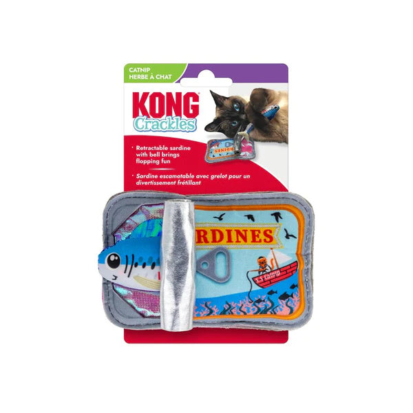 Kong jouet pour chats Crackles Sardines