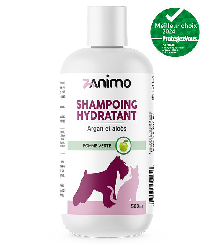 Zanimo shampoing hydratant Argan et Aloès 250 ml