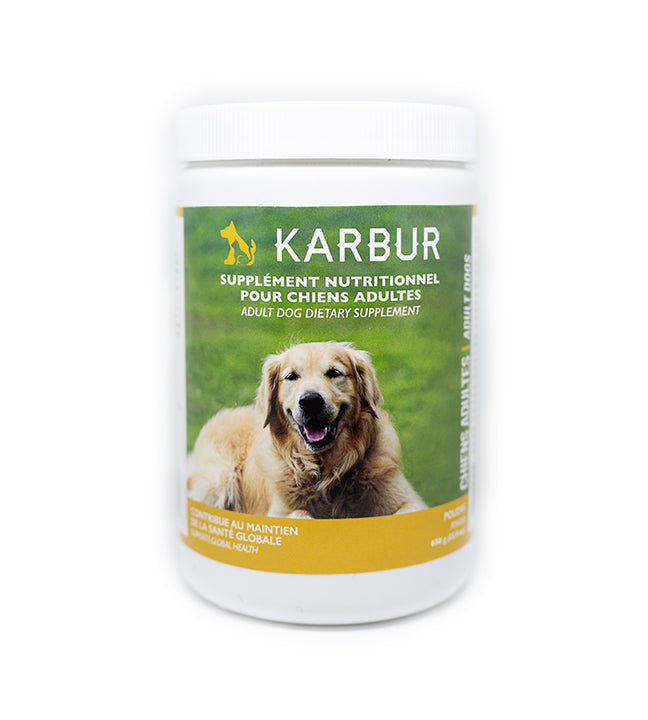 Karbur supplément nutritionnel pour chiens adultes 650g