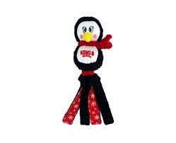 Kong Wubba grande peluche pour chiens édition de Noël Pingouin