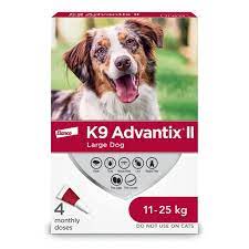 Elanco traitement contre puces et tiques pour chiens K9 Advantix 2