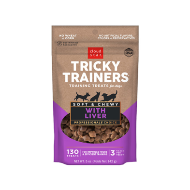 Cloud Star Tricky Trainers gâteries pour chiens Soft & Chewy 142g