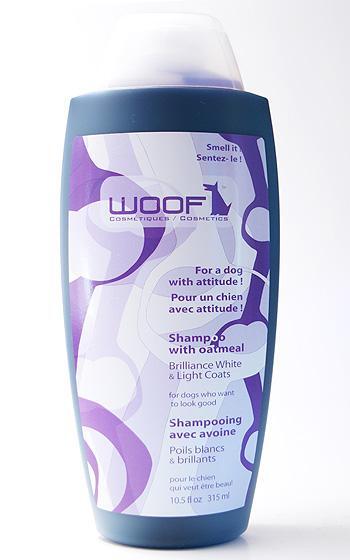 Woof Cosmétiques Shampoing naturel pour poils blancs ou clairs 325 ml