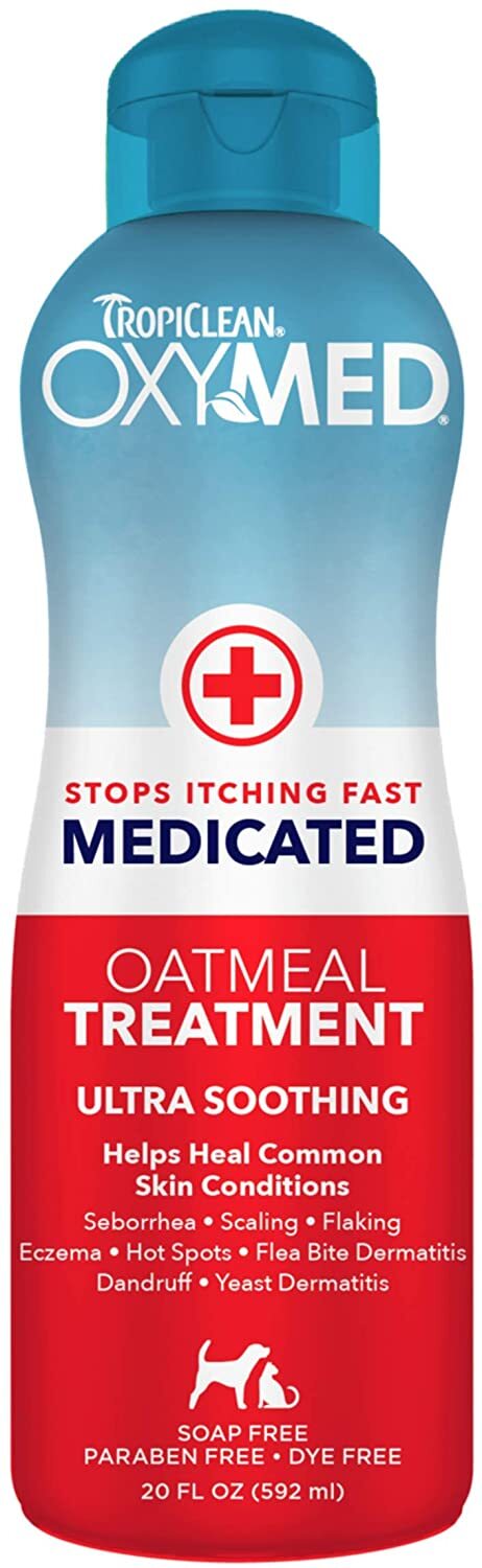 TropiClean shampoing OxyMed à l'avoine 592 ml