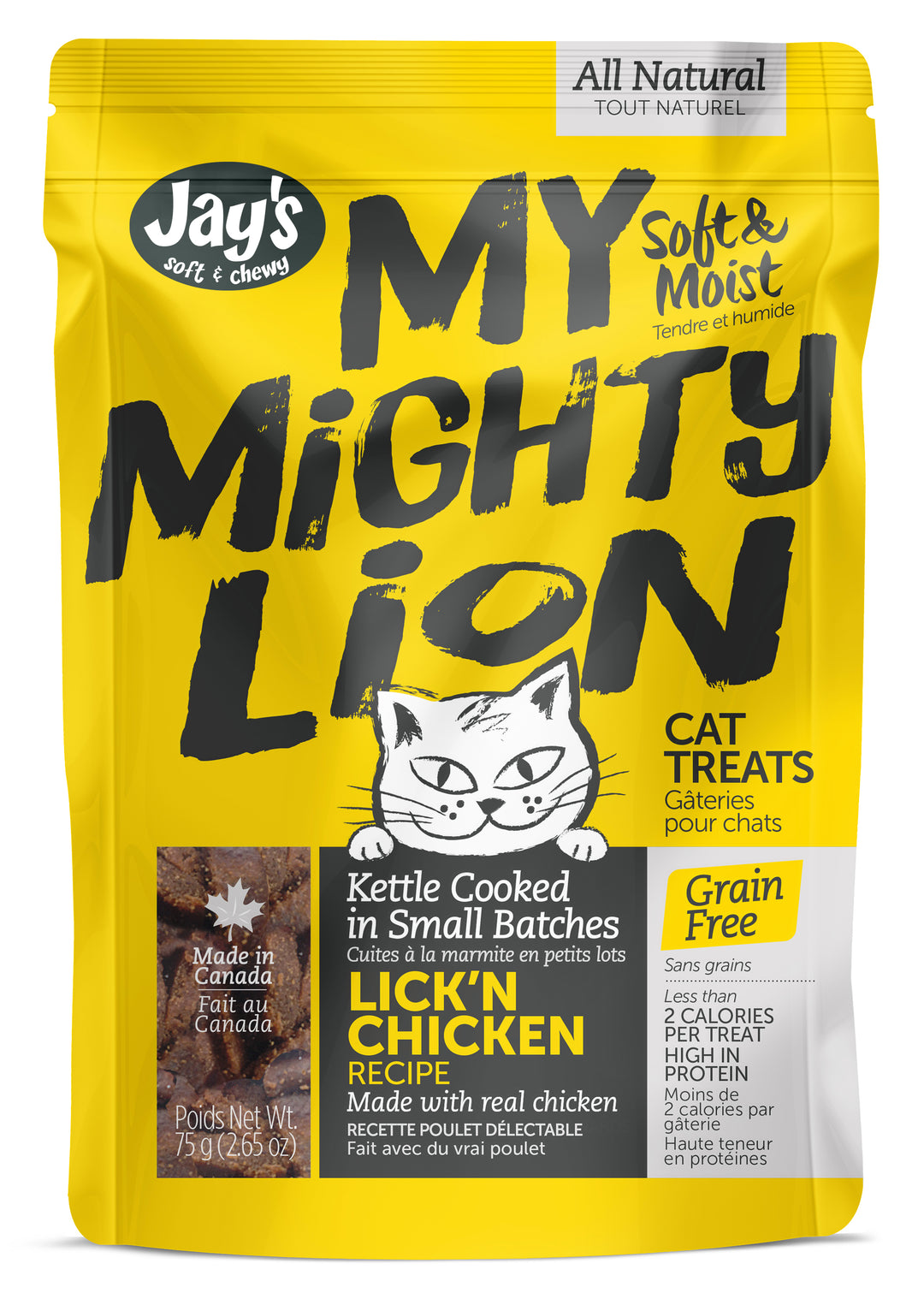 Jay's gâterie My Mighty Lion poulet 75g