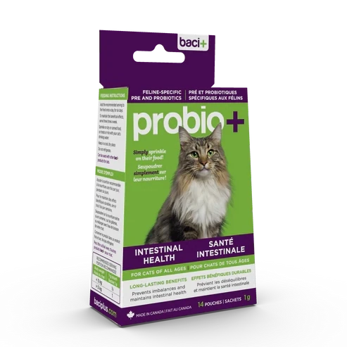 Baci + probiotiques pour chats 14g