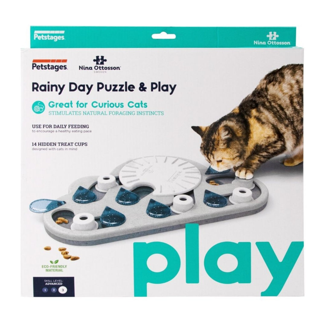 Petstages Nina Ottosson jouet interactif Rainy Day Puzzle & Play