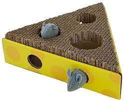 Petstages griffoir Scratch & Hunt Cheese Wedge
