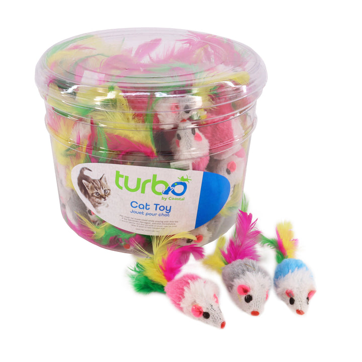 Turbo (Coastal) jouet souris à plume