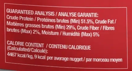 PureBites recette lyophilisée Poulet