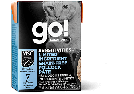 Go! Solutions Sensitivities nourriture humide Goberge sans grains 182g